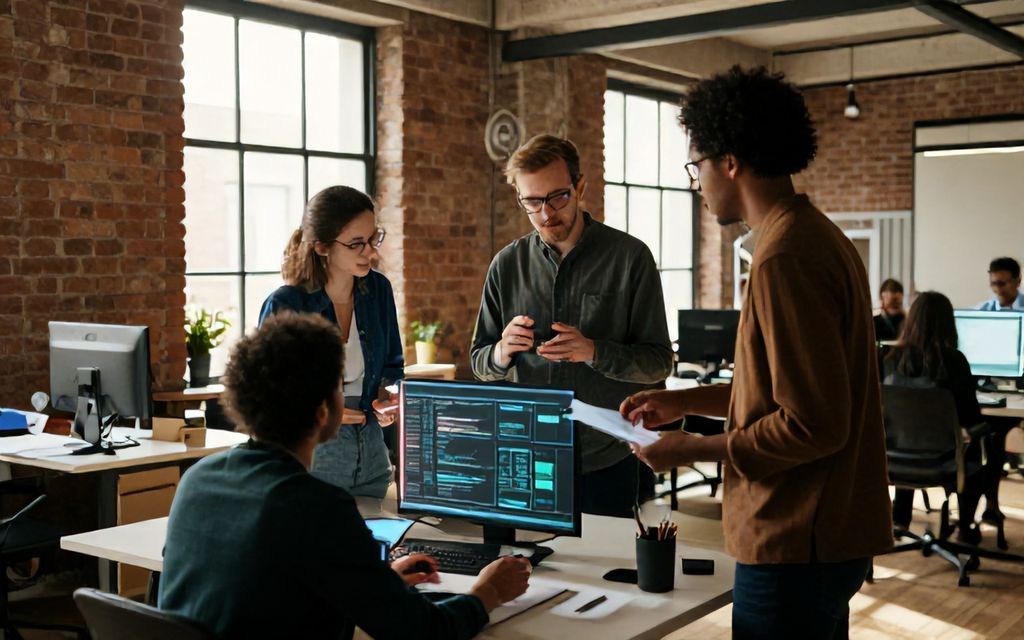 Das Team von analysnextrnt bei der analytischen Arbeit