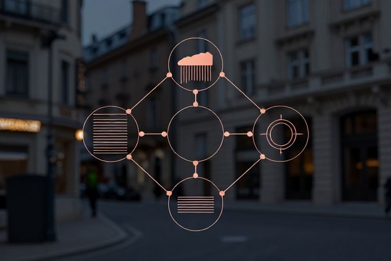 Technologie-Interpretationslinien